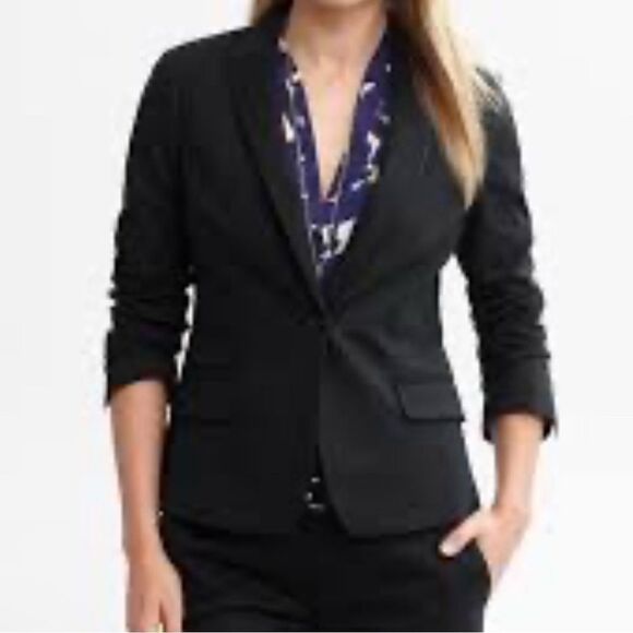 J.Crew Navy Blue Blazer(Size 4) - Picture 1 of 7